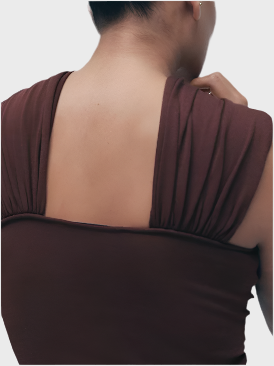 Neckholder Top mit breiten Trägern