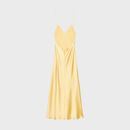 Midi-Kleid in Satinoptik