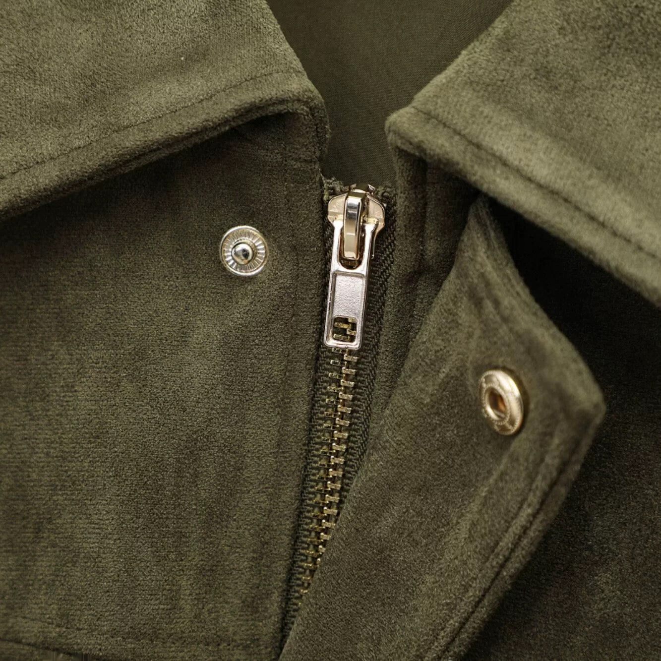Bomberjacke aus Wildlederimitat