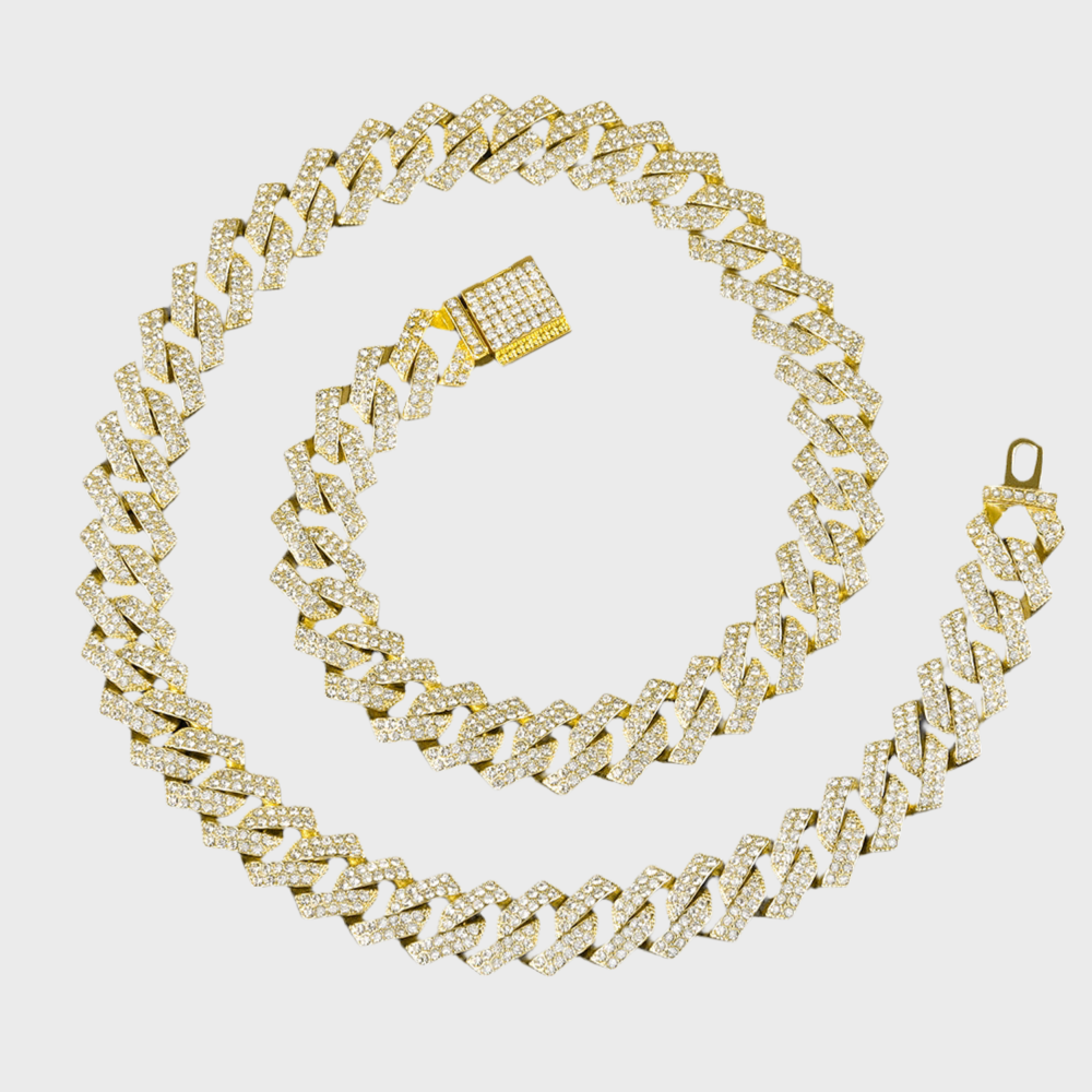 Iced Out Chain - Gold