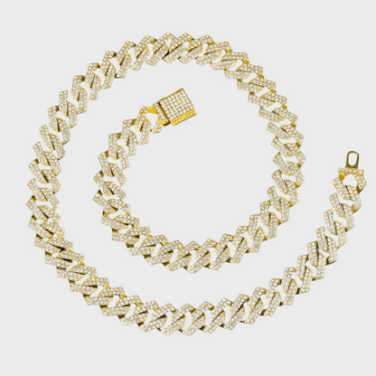 Iced Out Chain - Gold