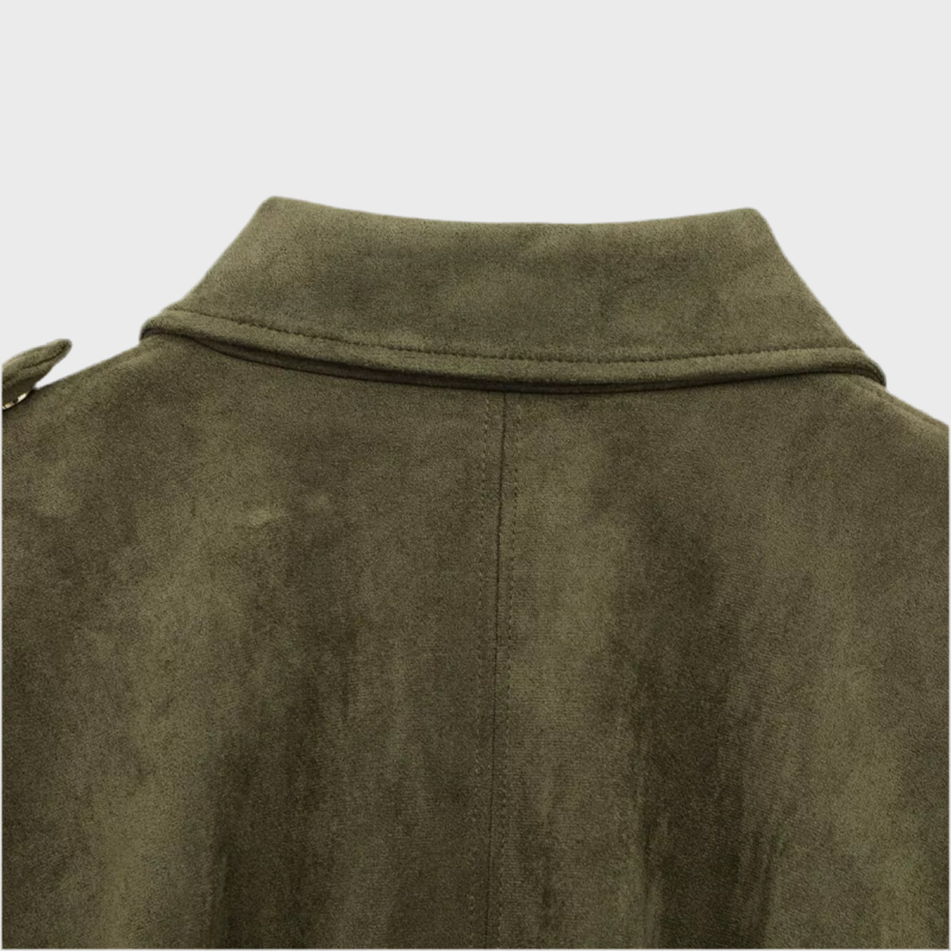 Bomberjacke aus Wildlederimitat