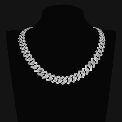 Iced Out Chain - Silber